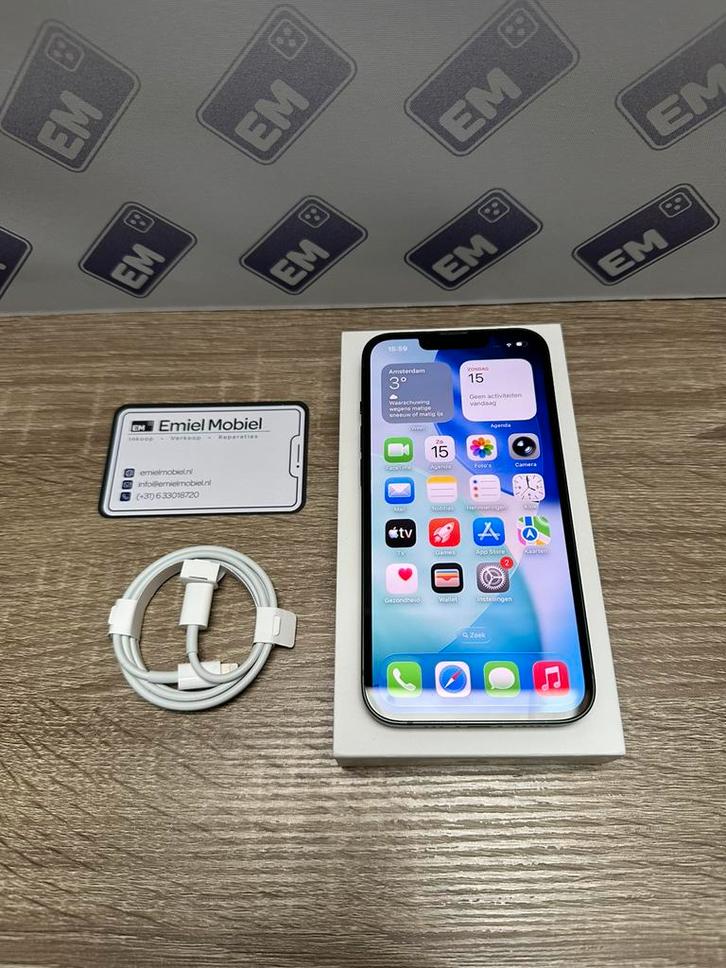 iPhone 13 - 128GB / batterij 100% / garantie, Telecommunicatie, Mobiele telefoons | Apple iPhone, Zo goed als nieuw, 128 GB, Zonder abonnement