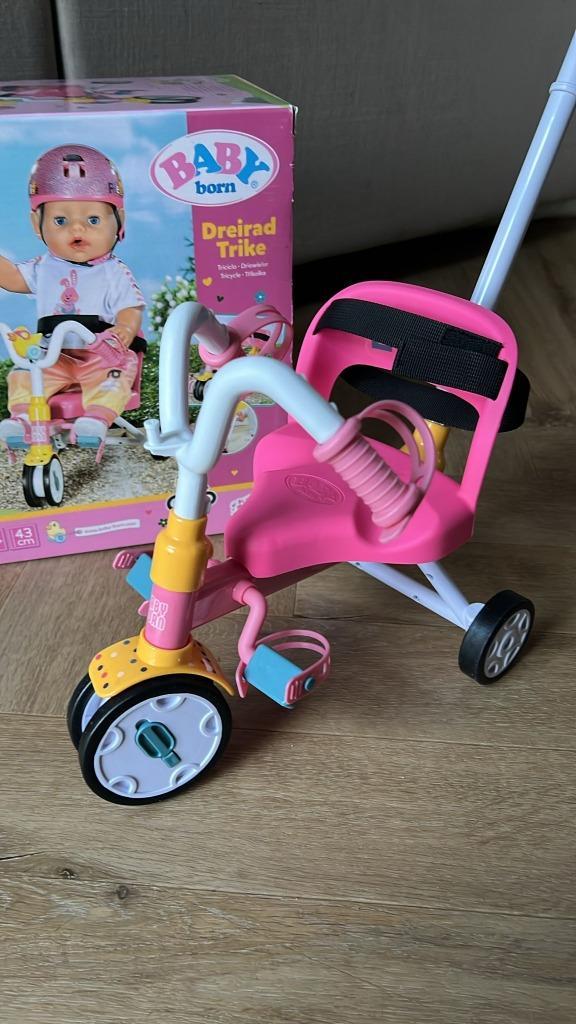 BABY born Trike Poppenfiets - Driewieler - Zonder eendje, Kinderen en Baby's, Speelgoed | Poppen, Nieuw, Babypop, Ophalen of Verzenden
