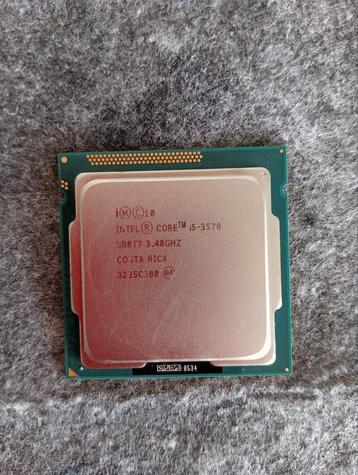 Intel i5-3570 cpu incl heatsink beschikbaar voor biedingen
