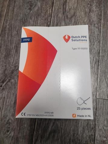 Dutch PPE Solutions mondkapjes FFP2 25x beschikbaar voor biedingen