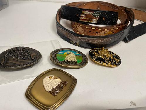 Vintage Riemgespen & Riemen, Kleding | Dames, Riemen en Ceinturen, Gedragen, Losse buckle of gesp, Overige kleuren, Echt leder