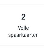 AH SMEG 2 volle spaarkaarten, Eén persoon, Kortingsbon, Overige typen