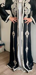 marokkaanse caftan takschita sari gala abaya jellaba dubai, Zwart, Maat 42/44 (L), Ophalen of Verzenden, Zo goed als nieuw