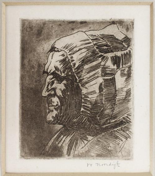 Willem Frederik Noordijk ets -, Antiek en Kunst, Kunst | Etsen en Gravures, Ophalen