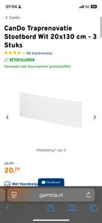 Mdf stootbord trap dichten Wit, Ophalen of Verzenden, Nieuw, Overige materialen, Minder dan 20 mm