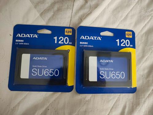 ADATA SU650 120gb ssd x 2, Computers en Software, Harde schijven, Nieuw, Laptop, Intern, Ophalen of Verzenden