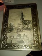 Oude blikken trommel, Verzamelen, Blikken, Verzenden, Gebruikt, Overige