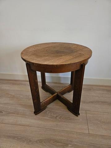 Art Deco, Haagse School Salontafel Eikenhout  beschikbaar voor biedingen