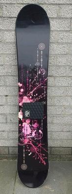 Snowboard Generics Myth zwart roze 150, Ophalen, Gebruikt, Board