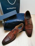 Suitsupply bruine leren schoenen maat 41 (valt als 43,44), Bruin, Ophalen of Verzenden, Zo goed als nieuw, Suitsupply