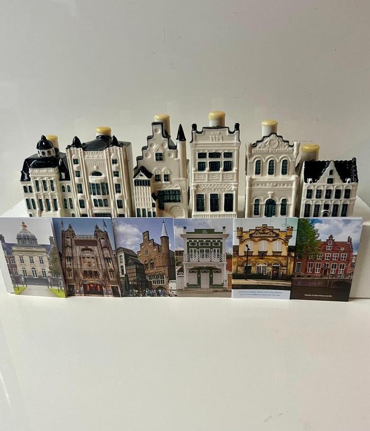 KLM huisjes 100, 101, 102, 103, 104 en 105, Verzamelen, KLM Huisjes, Nieuw, 81 t/m 91, Gevuld, Ophalen of Verzenden