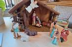 Mooie grote kersstal  met beelden set., Diversen, Kerst, Ophalen of Verzenden, Zo goed als nieuw