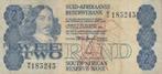 South Africa 2 Rand 1978 Replacement W/6, Postzegels en Munten, Bankbiljetten | Afrika, Los biljet, Zuid-Afrika, Verzenden