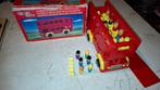 Vintage Charles Toys Dubbeldekker Bus met Poppetjes, Ophalen of Verzenden, Gebruikt
