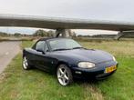 Mazda MX-5 1.6 I 2000 I Donker Blauw  , Auto's, Euro 2, Achterwielaandrijving, Zwart, 4 cilinders