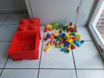 Grote opbergbox gevuld met LEGO Duplo stenen. Getallentrein, Ophalen of Verzenden, Zo goed als nieuw, Complete set, Duplo