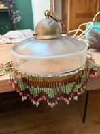 Antieke hanglamp, Huis en Inrichting, Lampen | Hanglampen, Gebruikt, Bohemian, Ophalen of Verzenden, Glas