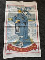 Vintage Nova scotland scotish Piper linnen Theedoek ‘50 ‘60, Ophalen of Verzenden