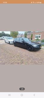 BMW 3-Serie 2.0 I 320 Touring AUT 2006 Zwart, Auto's, Automaat, Achterwielaandrijving, Zwart, 4 cilinders