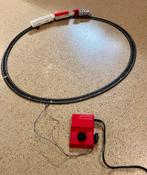 Vintage Elektrische Kinder-treinset veel rails en accesoires, Hobby en Vrije tijd, Modeltreinen | H0, Ophalen of Verzenden, Gebruikt