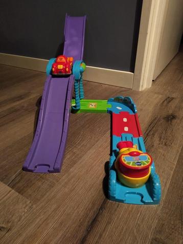 Toettoet Lanceerbaan en ramp met wasstraat set - VTech beschikbaar voor biedingen