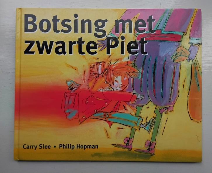 Sinterklaasboek / prentenboek : Botsing met zwarte Piet, Diversen, Sinterklaas, Gebruikt, Ophalen of Verzenden