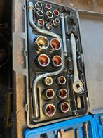 Doppenset met ratel en verlengstukken, Ophalen of Verzenden, Gebruikt