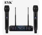 Draadloze UHF Microfoon Set - 2 Kanalen, Ophalen of Verzenden, Nieuw, Zangmicrofoon, Draadloos