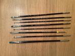 8 gebruikte Talens penselen, Hobby en Vrije tijd, Schilderen, Ophalen of Verzenden, Gebruikt, Penseel of Kwast