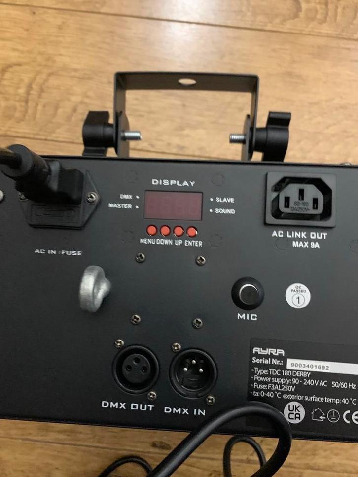 Ayra TDC 180 LED Derby Lichteffect, Muziek en Instrumenten, Licht en Laser, Nieuw, Licht, Geluidgestuurd, Ophalen