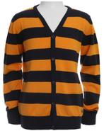 MEXX v-hals vest cardigan CASPER oranje blauw maat 122-128, Mexx, Trui of Vest, Nieuw, Ophalen of Verzenden