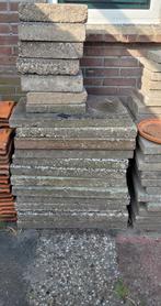 Tuintegels 40x40 en 40x60 gratis meenemen, Ophalen, Gebruikt, 10 m² of meer, Beton