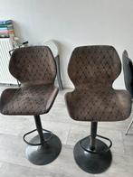 Twee barkrukken, Huis en Inrichting, 2 krukken, Ophalen, Zo goed als nieuw, 60 tot 90 cm