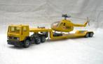Siku 3719 Ford Cargo ADAC dieplader + helikopter 1/55., Ophalen of Verzenden, Gebruikt, Bus of Vrachtwagen, SIKU