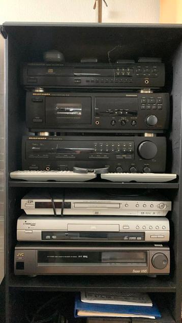 Diverse stereo app. marrantz versterker, casette, cd sp beschikbaar voor biedingen