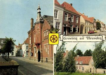Groeten uit Heusden - 3 stadsgezichten - 1986 gelopen beschikbaar voor biedingen