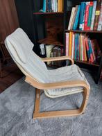 Ikea kinderstoel wit Poäng, Huis en Inrichting, Fauteuils, Ophalen, Hout, Minder dan 50 cm, Gebruikt