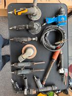 Luchtgereedschap Set - Slijptol, Zaag, Vijl, Schuurmachine,, Ophalen of Verzenden, Gebruikt