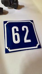 Nr. 62 emaille blauw, Antiek en Kunst, Antiek | Emaille, Ophalen of Verzenden
