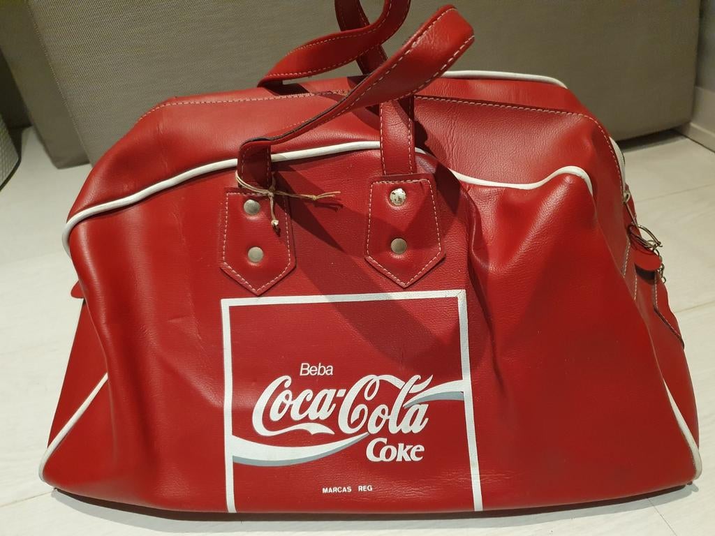 Vintage Coca-Cola Reistas, 40 tot 60 cm, Gebruikt, 20 tot 30 cm, Ophalen of Verzenden