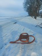 Antieke buikslee buik slede ligslee slee sleeën, Ophalen of Verzenden