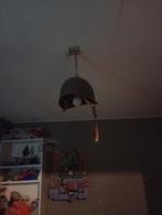 Originele Legerhelm Lamp, Ophalen, Gebruikt, Vintage, Industrieel, Minder dan 50 cm
