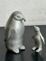 Oude tinnen pinguïn beeldjes 3.5/5.5 cm, Antiek en Kunst, Curiosa en Brocante, Ophalen of Verzenden