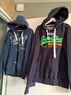 2x Super Dry hoodies maat xxl, Blauw, Overige maten, Ophalen of Verzenden, Gedragen