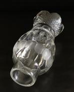 Antiek geslepen kristallen Lampglas, Antiek en Kunst, Ophalen of Verzenden