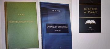 Preekboeken van ds. W. Hage beschikbaar voor biedingen