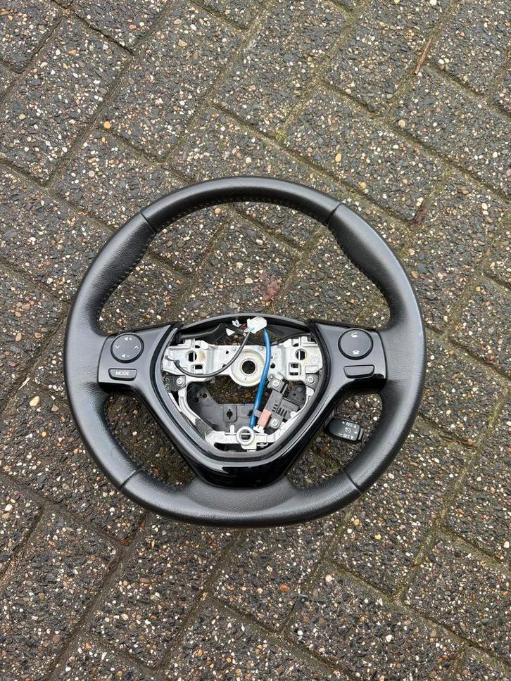 Lederen stuur Peugeot 108/Aygo/C1 (2014+) Zonder Airbag, Auto-onderdelen, Besturing, Peugeot, Nieuw, Ophalen of Verzenden