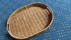 Rotan dienblad, Ophalen, Zo goed als nieuw, Ovaal, Riet