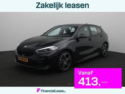 BMW 1-serie 118i Aut. M-Sport | 1e-Eig. | Leder | Navi | Sha, Auto's, BMW, Bedrijf, Lease, Financial lease, 1-Serie, ABS, Achteruitrijcamera