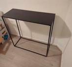 Mooie sidetable zwart metaal, Huis en Inrichting, Tafels | Sidetables, 25 tot 50 cm, Rechthoekig, Metaal, Zo goed als nieuw